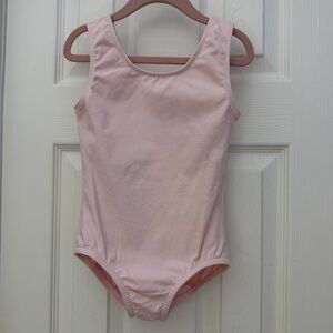 Cotón Girls' Classic Pink One-Piece Leotard Size 6X-7